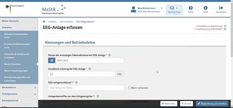 Balkonkraftwerk Anmeldung Registrierung Schritt 15